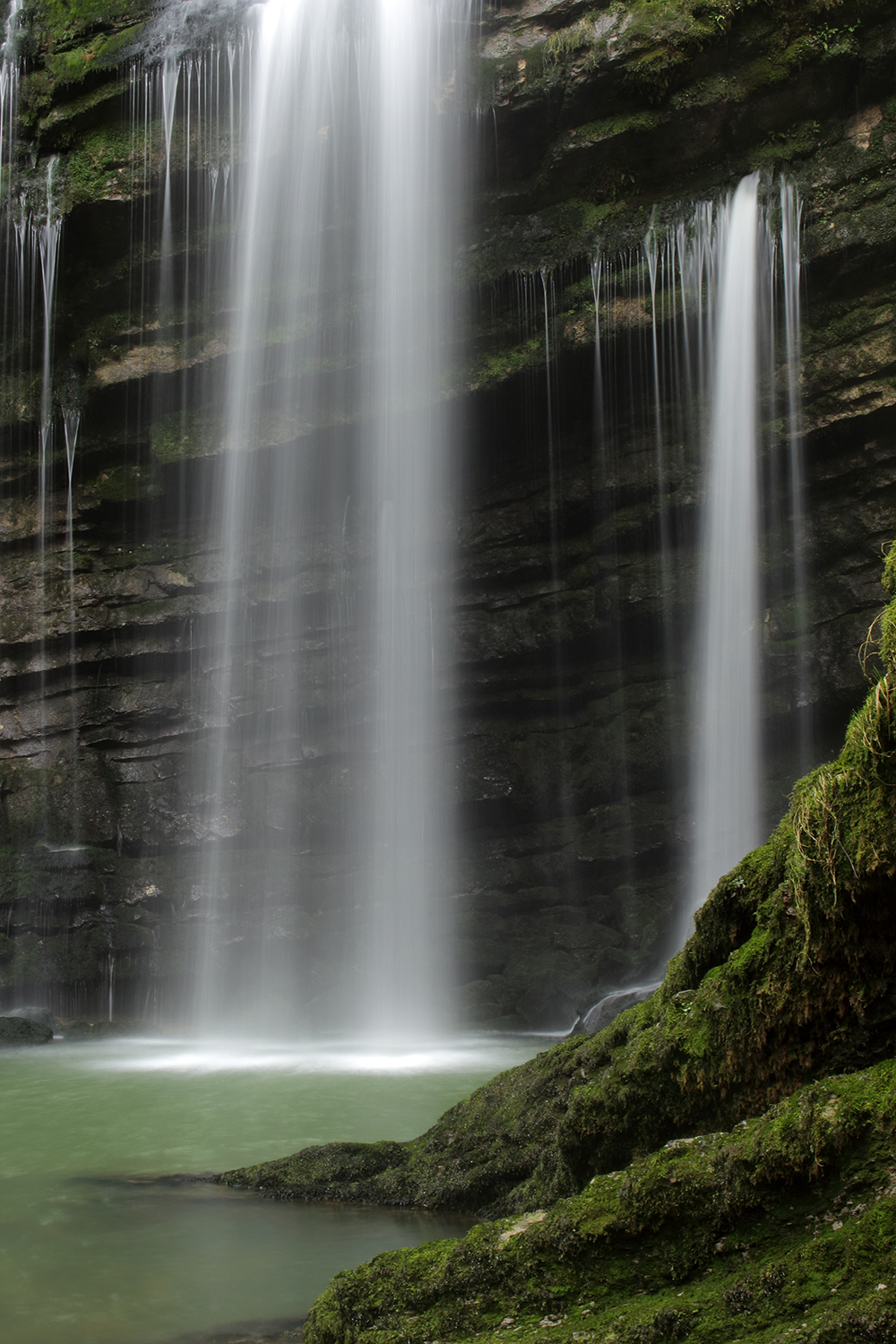 gorges du flumen jura hiver