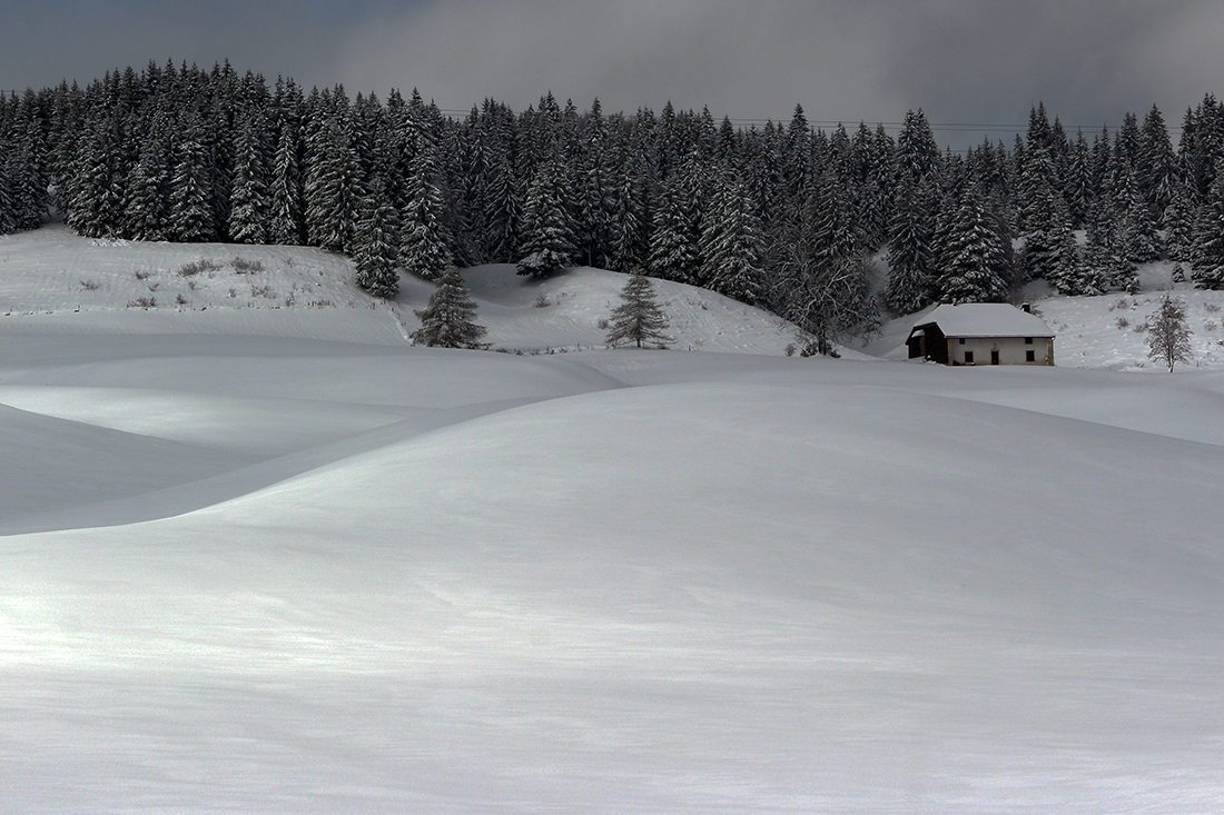 Chutes de neige haut-jura