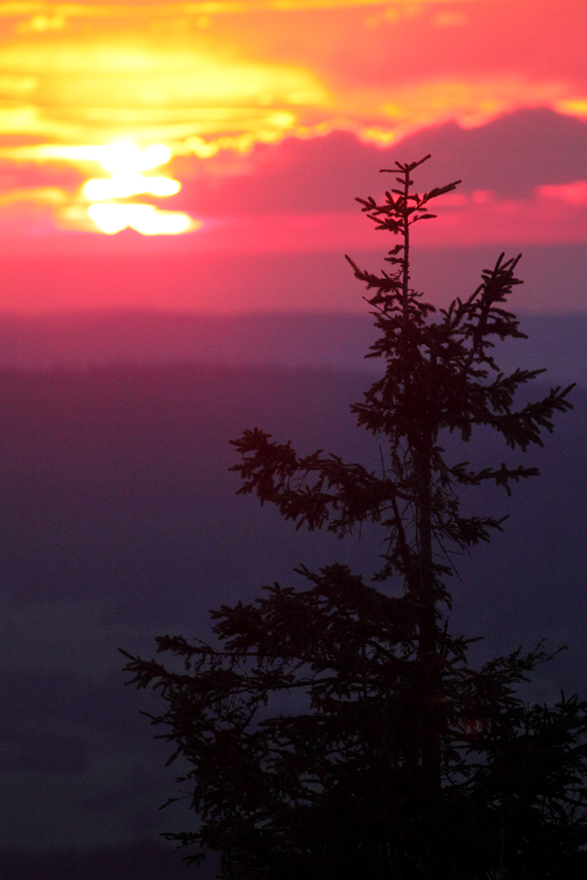 Coucher de soleil depuis le Mont d’Or, Métabief