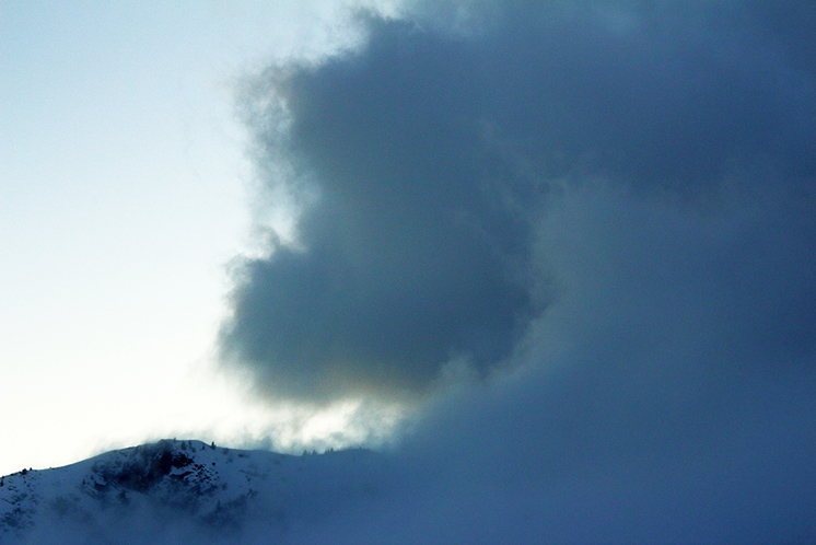 col des aravis en hiver, julien arbez