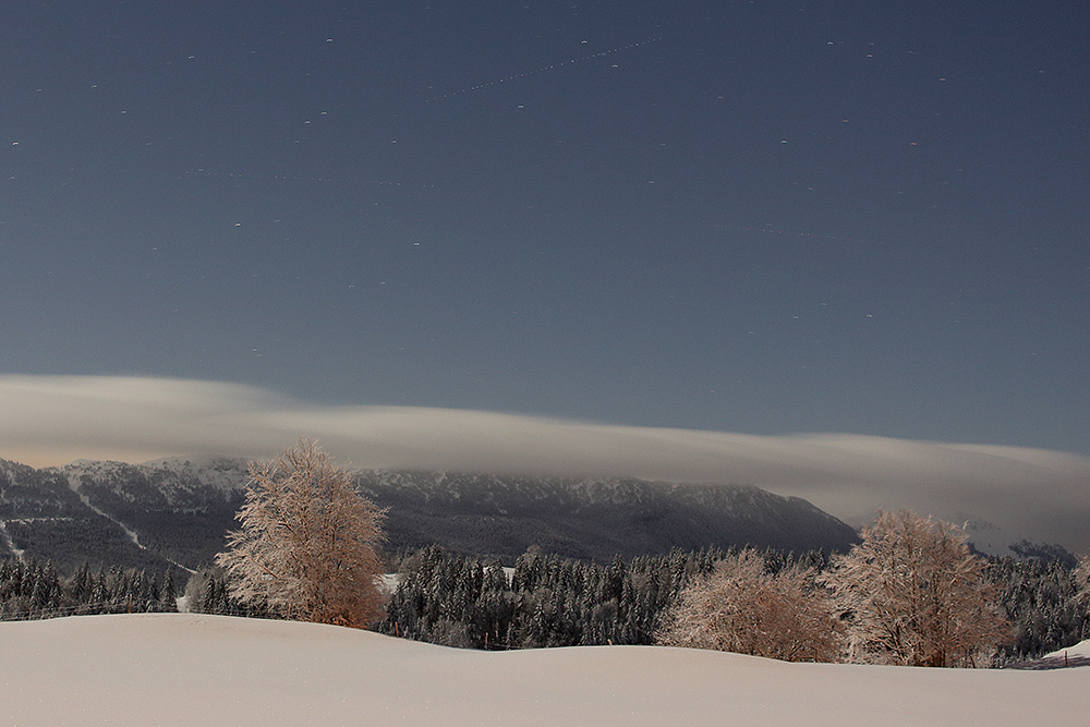 hautes-combes jura nuit neige